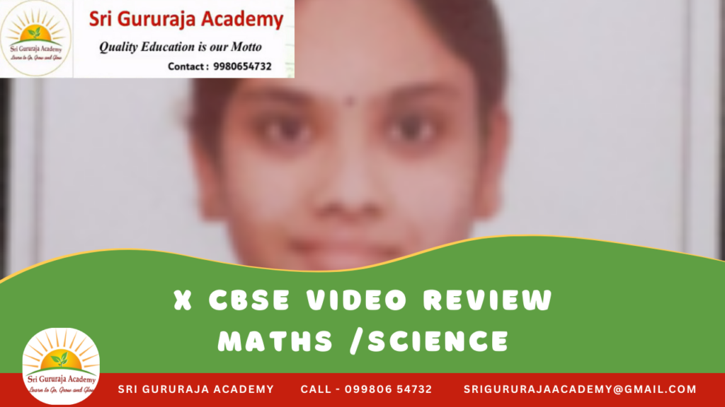 Hasini Yelgola, CBSE Case Study | Sri Gururaja Academy